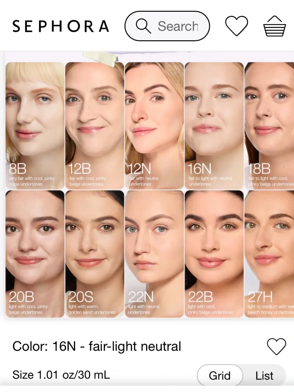 tarte Face Tape Foundation - Beige Bottle with Lilac Pump